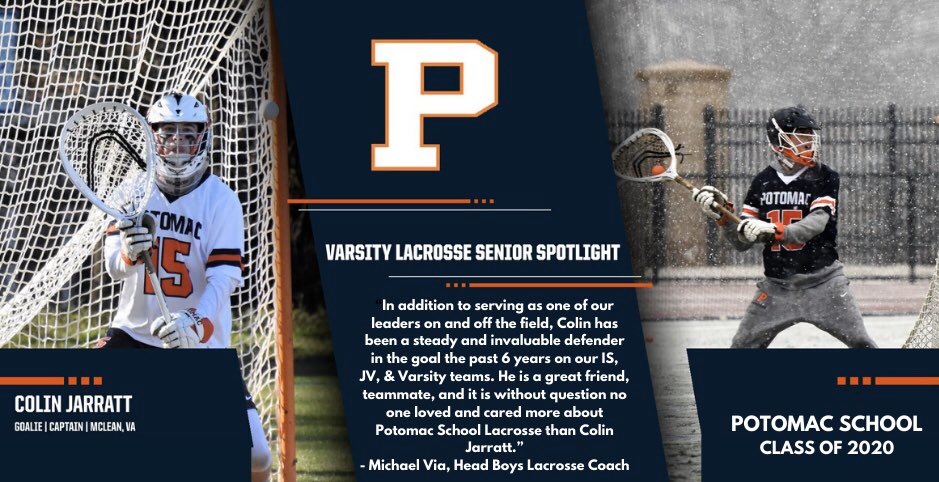 ⭐️ Senior Spotlight: Colin Jarratt⁣
⁣
- Co-Captain &amp; 3-year Starter⁣
- Member of the Student-Athlete Committee (SAC)⁣
- Writer &amp; Member of 𝘛𝘩𝘦 𝘗𝘰𝘵𝘰𝘮𝘢𝘤 𝘗𝘶𝘭𝘴𝘦⁣
- Peer Leader Counselor⁣
- Varsity Football Manager⁣
- Founder &amp; Owner of 𝐂𝐉 𝐂𝐢𝐧𝐞𝐦𝐚