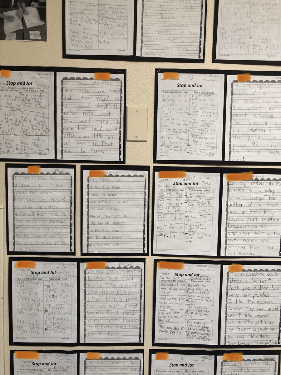 IsabelMayoral9's tweet photo. I have truly enjoyed watching my 1st graders writing skills take off this year. Certainly authors in the making. #FUSD #studentswrite #meaningmaking #engagement #studentownership https://t.co/XYcUfyF21q