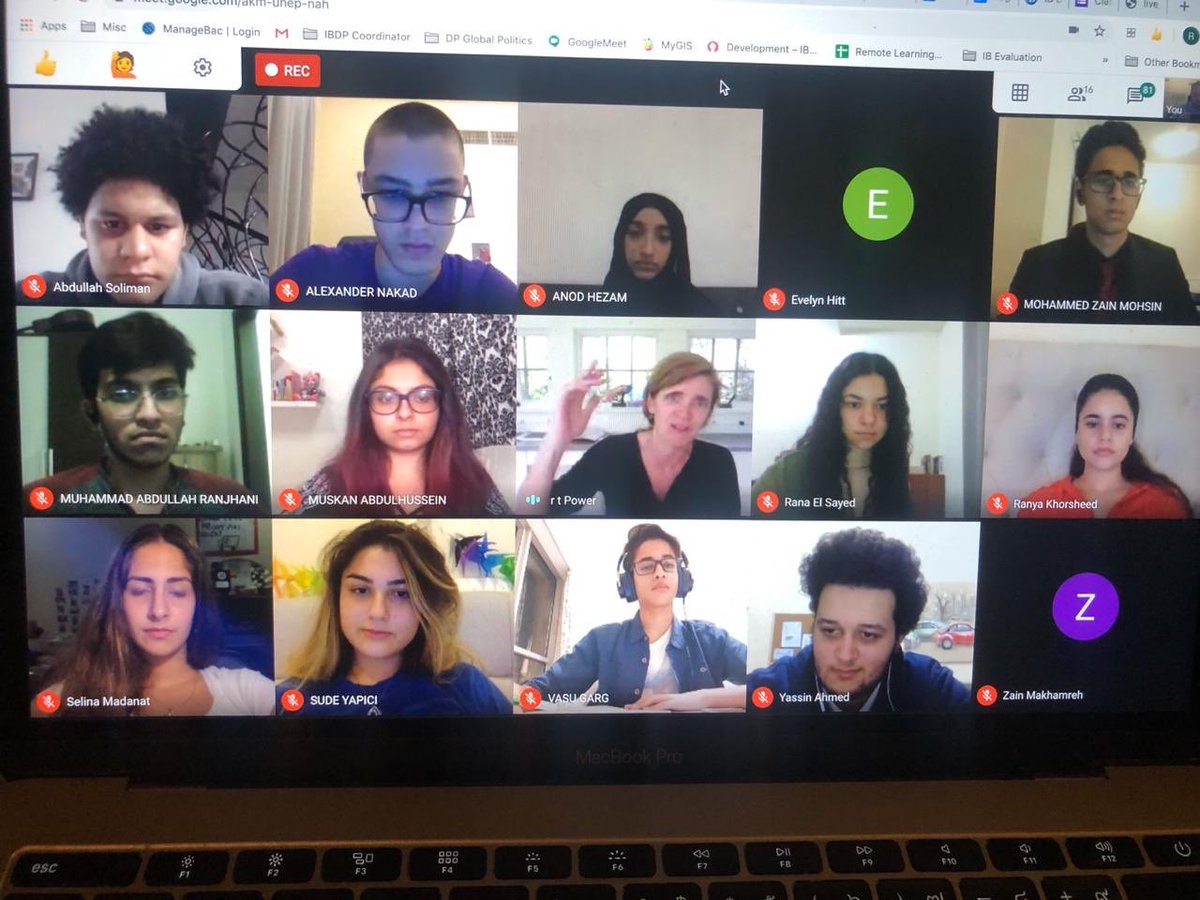 ranaelsayed963's tweet photo. “Never compare your insides with somebody else’s outsides”~Ambassador Samantha Power shares her amazingly influential wisdom on to me and my class. So grateful to have had this opportunity. I cannot thank you enough @SamanthaJPower and @RCunningham82 ❤️ https://t.co/URAELdEFPP