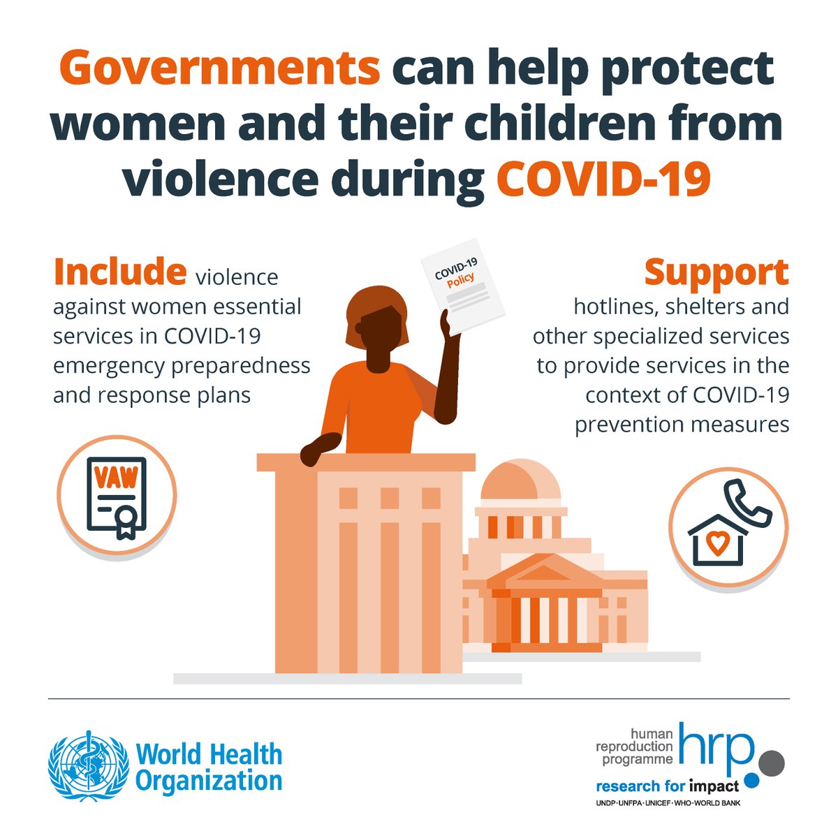 FP2030Global's tweet photo. How can governments protect women and girls? Check out this graphic from @WHO for more info! https://t.co/PRg4HS2wV8