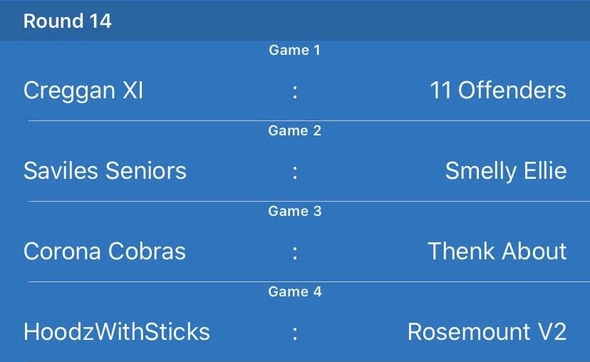 ProClubsDerry's tweet photo. Fixtures for final game night before playoffs, only two games tonight, good luck. https://t.co/qrcLk5B9Uk