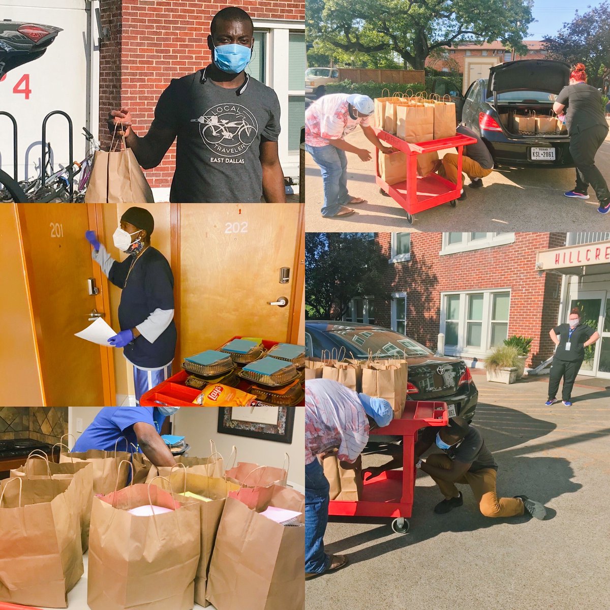 Local Traveler &amp; Jesuit College Preparatory School of Dallas, provided  an amazing help. Thank you so much! Like always – you are all are making a difference. 

If you would like to deliver a meal(s) or send a meal(s) through a food service, feel free to reach out to us. DM us!