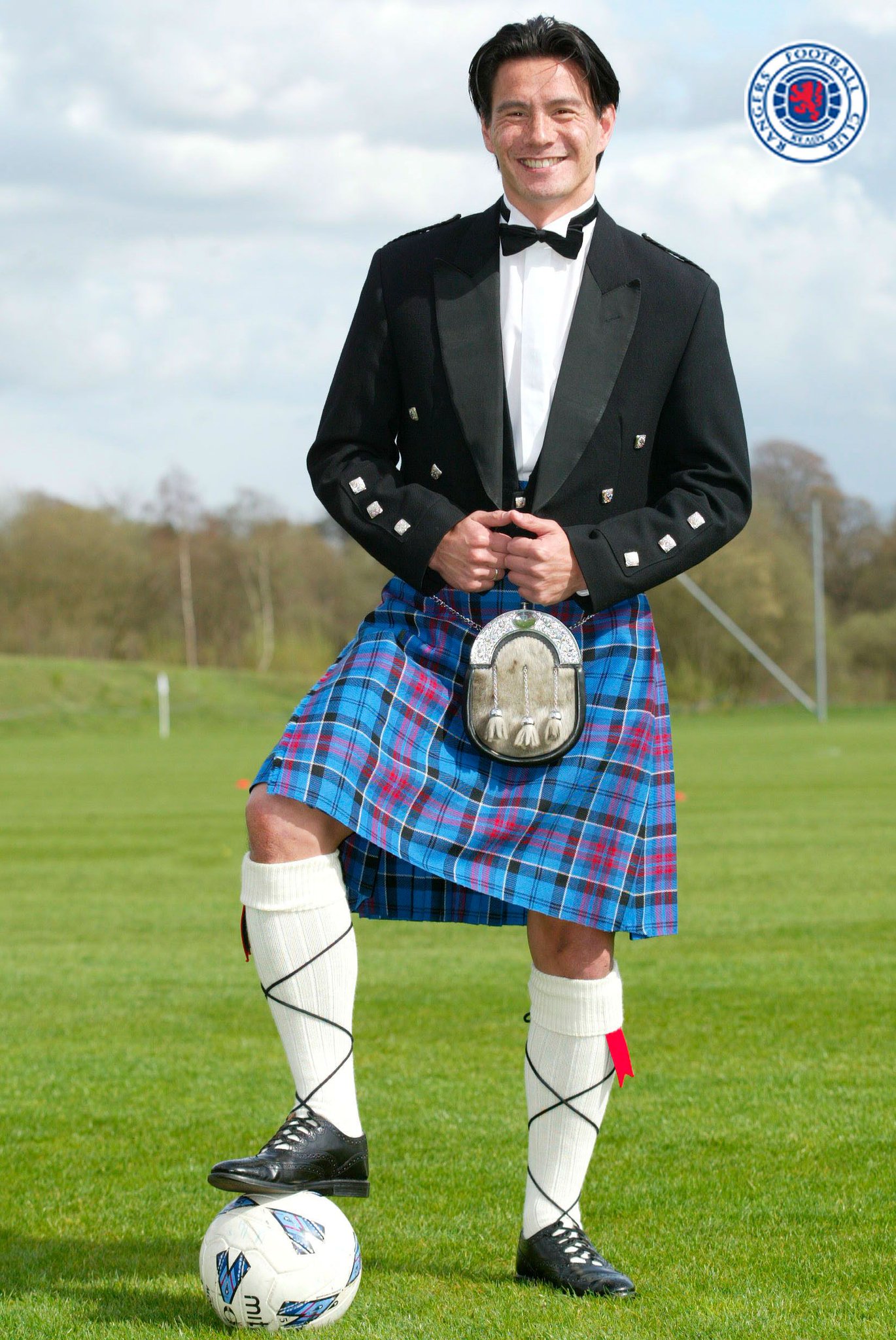 rangers tartan kilt