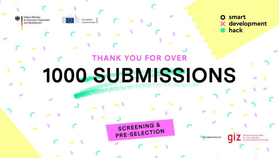 Simprints's tweet image. So great to see such an incredible response for the @BMZ_Bund @giz_gmbh #SmartDevelopmentHack call: 1000+ digital ideas for improving the #covid19 crisis in low and middle-income countries submitted from all around the globe #tech4good buff.ly/2VRMW2v