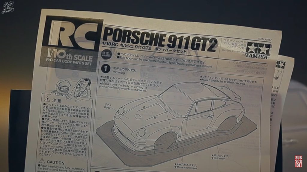 タミヤ 1/10 rc ポルシェ911 gt2 ボディパーツセット タミヤ 1/10 rc ポルシェ911 gt2 ボディパーツセット
