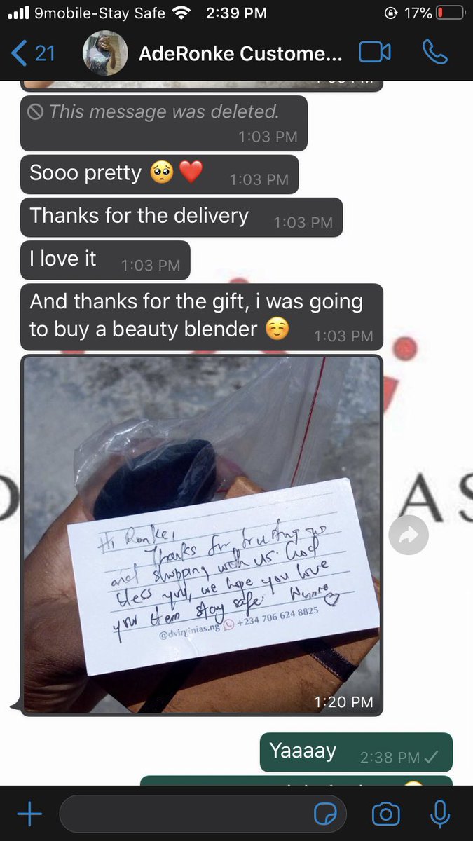 Finally delivered to  @AderonkeOduko and she loves it  Thank you for trusting us The Item          The Review 