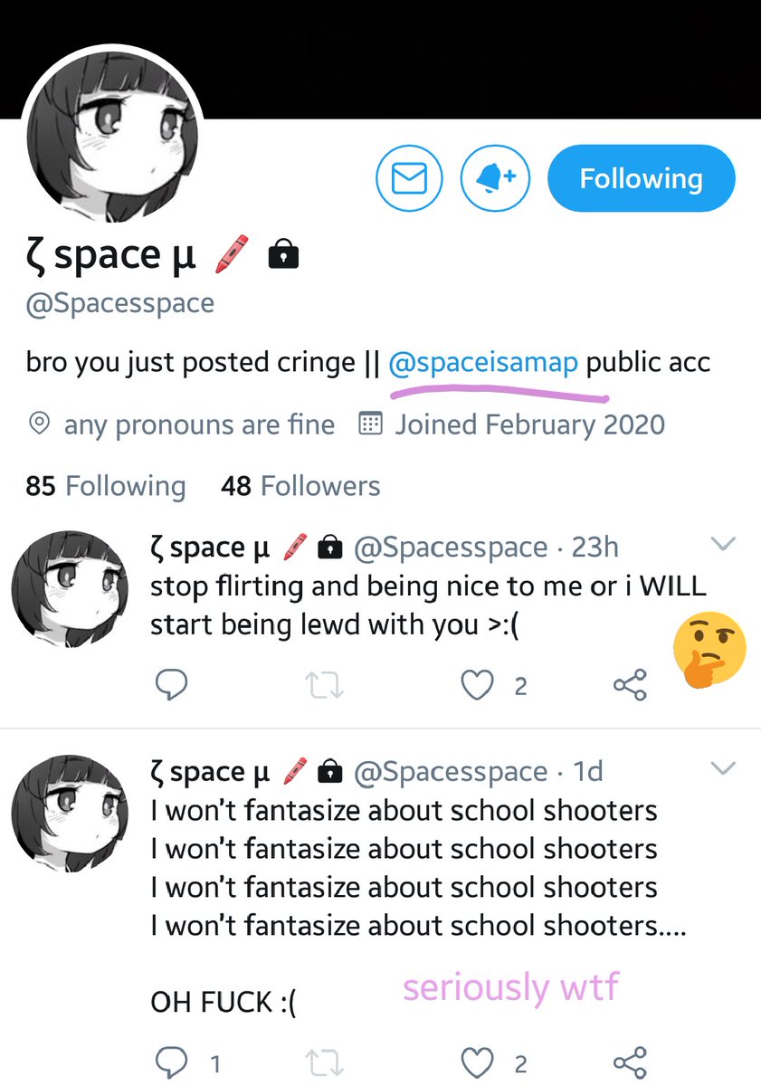 abusearchival's tweet image. 🦑 BLOCK &amp;amp; REPORT 🦑

This MAP likes to normalize &amp;amp; glorify pedophilia &amp;amp; violence. What a combo. They are a minor so please DO NOT HARASS them. Just #blockandreport &amp;amp; pray they mature &amp;amp; realise they are putting themselves in danger. 

#mappride #childrencantconsent #mappositivity