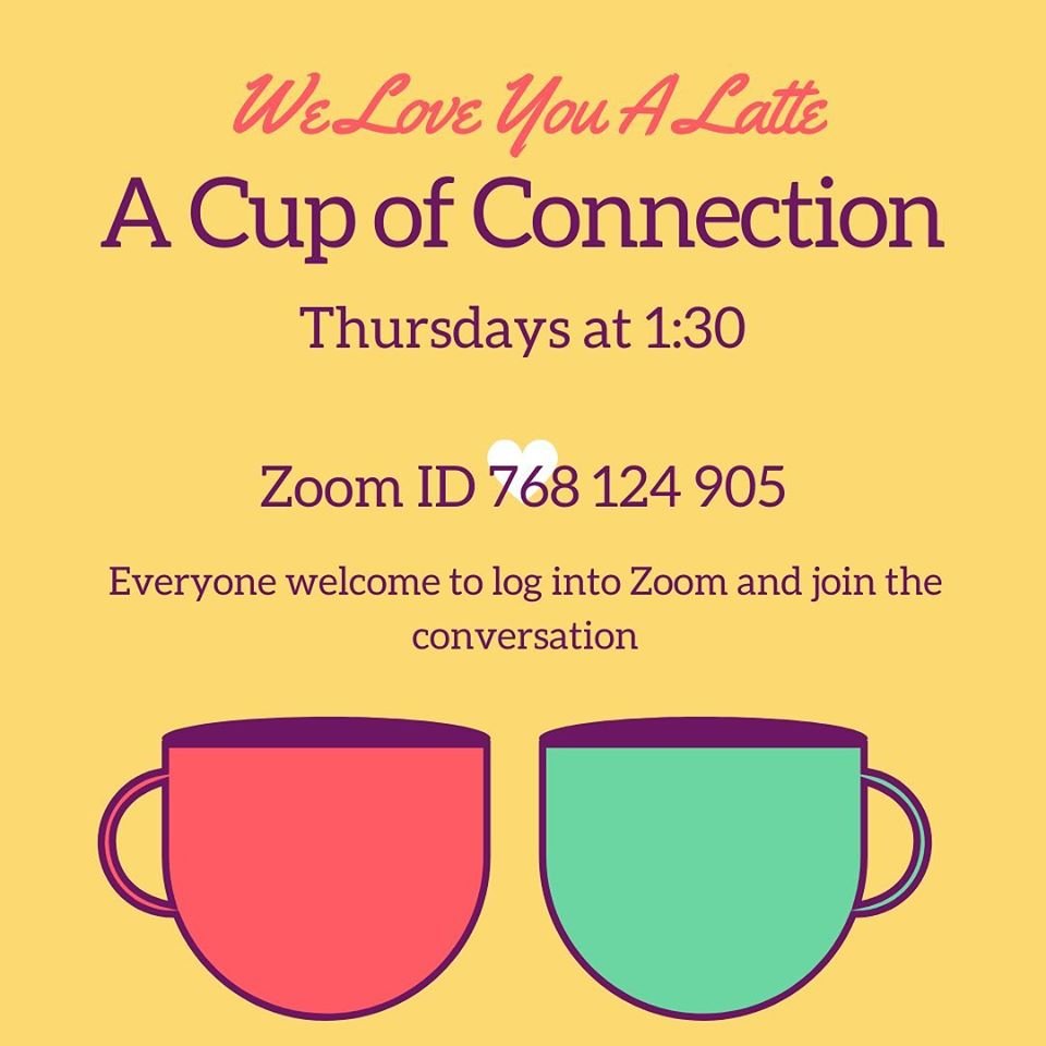 FamilyCentreFun's tweet photo. Thursdays Coffee Connection 1:30 pm.  Everyone welcome https://t.co/ntoF8sHC02