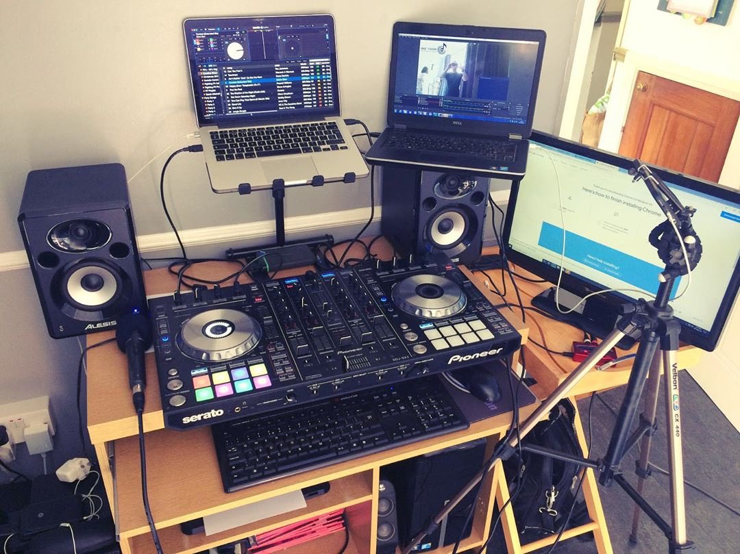 Posted <a href="/withregram/">Repost app</a> • <a href="/onevisiondj/">One Vision Weddings & Events</a> I think I need a bigger table 🤣 I have been busy over the last couple of days improving sound and the look of what will be streamed and I’ve decided to try Facebook live as well as streaming on Twitch
#lockdown2020 #sharethemusic #sharethelove