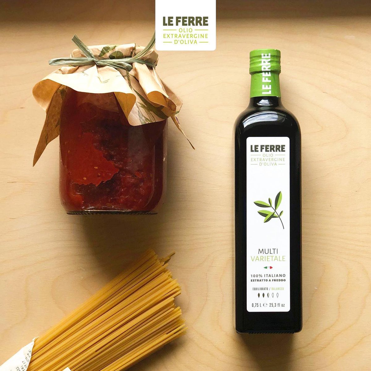 Olio_LE_FERRE's tweet photo. Ripartire dalle cose semplici, buone, al giusto prezzo. I piccoli piaceri, Italian style 🇮🇹 come un buon piatto di pasta ma ⚠️ attenzione, purché sia condito bene! 
Olio extravergine d’oliva Le Ferre Multivarietale®️ed è più facile mangiar bene e buono 😉
#leferre #multivarietale https://t.co/GVJdX7VBNb