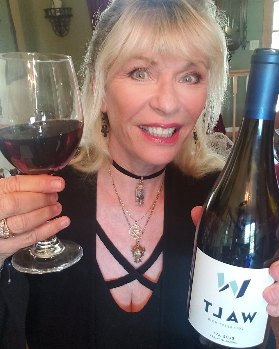 Prepping!! So excited to be doing the SIP Up virtual wine tasting series for @waltwines and @hallwines May 19 at 4 PM. a yummy WALT 2017 Blue Jay Pinot.  Sooo good! #goodwitch #lrmpublicity #waltwines #hallwines #winetasting #PattiNegri #celebritymedium #hollywoodmedium  #wine