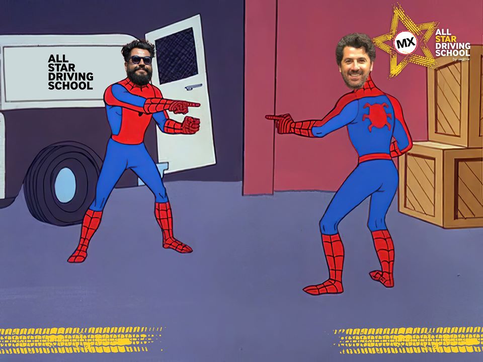 ¡Como cuando <a href="/diablitohigh/">El Diablito</a> y <a href="/34vampiro/">vampiro 43</a> se encuentran! 🙄🤦‍♂️
¡No te pierdas All Star Driving School Mx este 7 de mayo a las 22:50 hrs por E! Online para que te enteres qué fue lo que pasó!

#AllStarMX
#EscuelaParaCafres