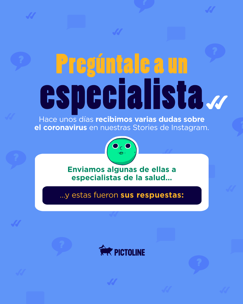 pictoline's tweet photo. Hace unos días recibimos varias dudas sobre el coronavirus en nuestras Stories de Instagram 🙂
Enviamos algunas de ellas a especialistas de la salud y estas fueron sus respuestas:

Abrimos hilo 🧵 https://t.co/gb7rAtMGvq