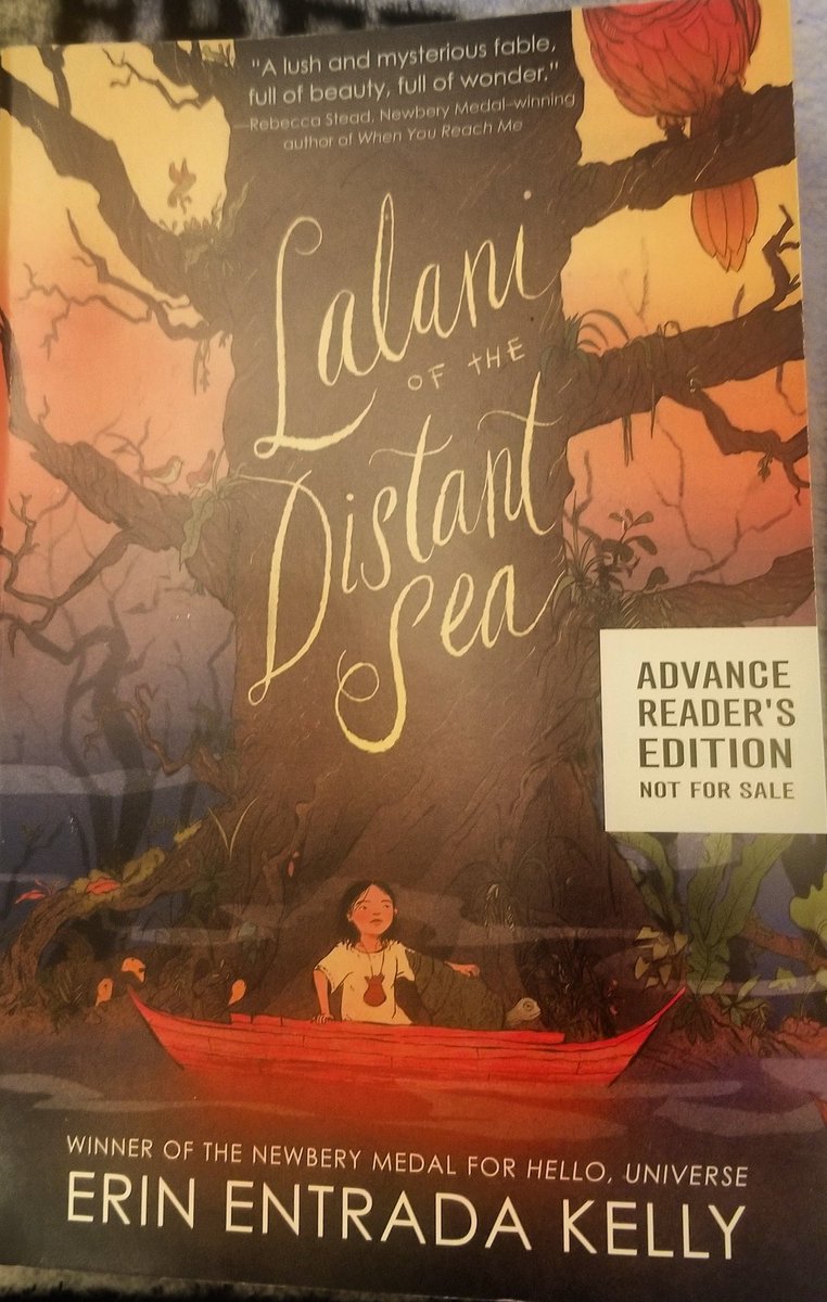 Day 7 of  #APAHM   reads: LALANI OF THE DISTANT SEA by  @erinentrada. If you're looking for a lush middle grade read with some fantasy and folklore thrown in, this book by the Newbery Medal winning author is perfect for you.  https://libcat.arlingtonva.us/GroupedWork/b9a15035-9d98-74a1-43e4-8e09eb17ee8c/Home?searchId=928147&recordIndex=4&page=1&searchSource=local