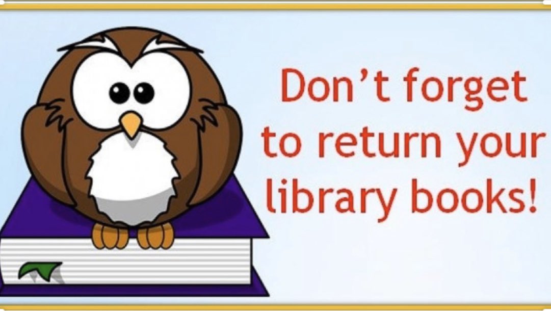 Friendly reminder! If your child has a book that belongs to South Greenville Elementary School Library, there will be a drop off box at the front door of the school. Please drop library books off as soon as you can and thank you for all you do.