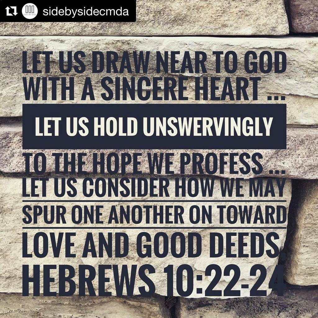 CMDAStudentLife's tweet photo. Let us encourage others in these days. #medicalmarriage #medicalfamily #sidebysidecmda #cmda #doctorwife 
#sidebysideweeklyscripture #Repost @sidebysidecmda with @get_repost
・・・ https://t.co/xy2znUn5bp https://t.co/lS1JVqog8x