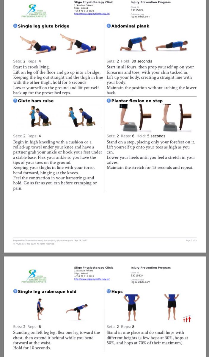 eilish_sweeney's tweet photo. Some of my injury prevention tips and exercises featured in last weeks @SligoChampion
@sligophysio 
@_ISCP_ 
#injuryprevention #COVID19 https://t.co/1vAEL8Nx2l