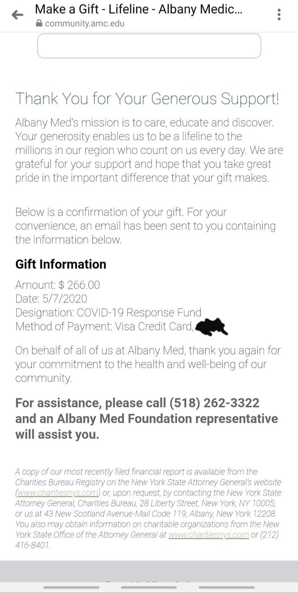 swtchofficialNY's tweet photo. We raised 533 dollars over the past week from mask sales! All proceeds were split evenly between @FeedingAmerica and @AlbanyMed. Orders will be shipped in the next few days. Thank you to anyone who picked one up!⁣ https://t.co/5WCT8jbZlE
