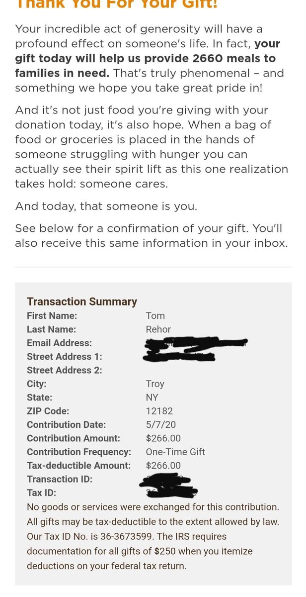 swtchofficialNY's tweet photo. We raised 533 dollars over the past week from mask sales! All proceeds were split evenly between @FeedingAmerica and @AlbanyMed. Orders will be shipped in the next few days. Thank you to anyone who picked one up!⁣ https://t.co/5WCT8jbZlE