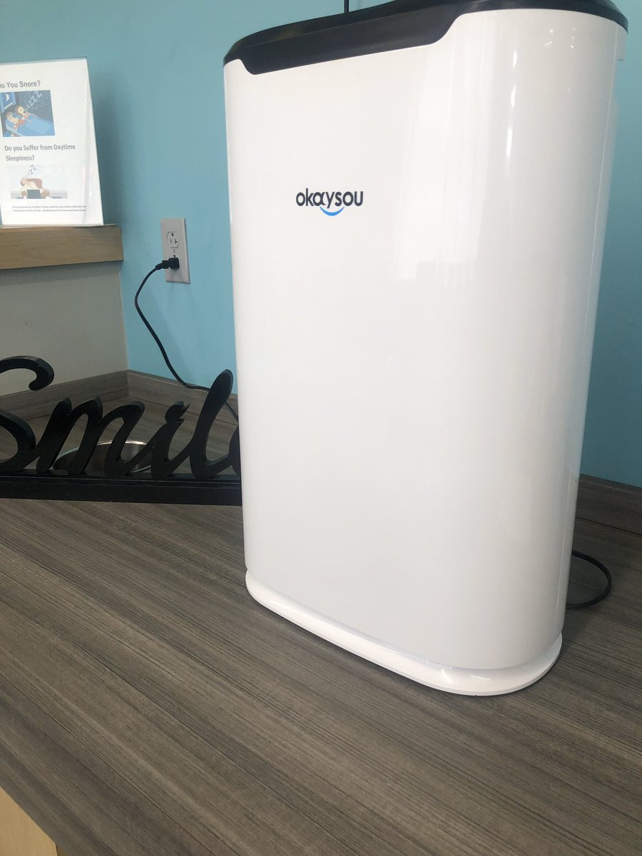 TrueDentalGrp's tweet photo. True Dental Group is keeping the air clean with 7 (plus 2 on the way) air purifiers! No germs here! 💙🦷 https://t.co/BKO0USUx9k