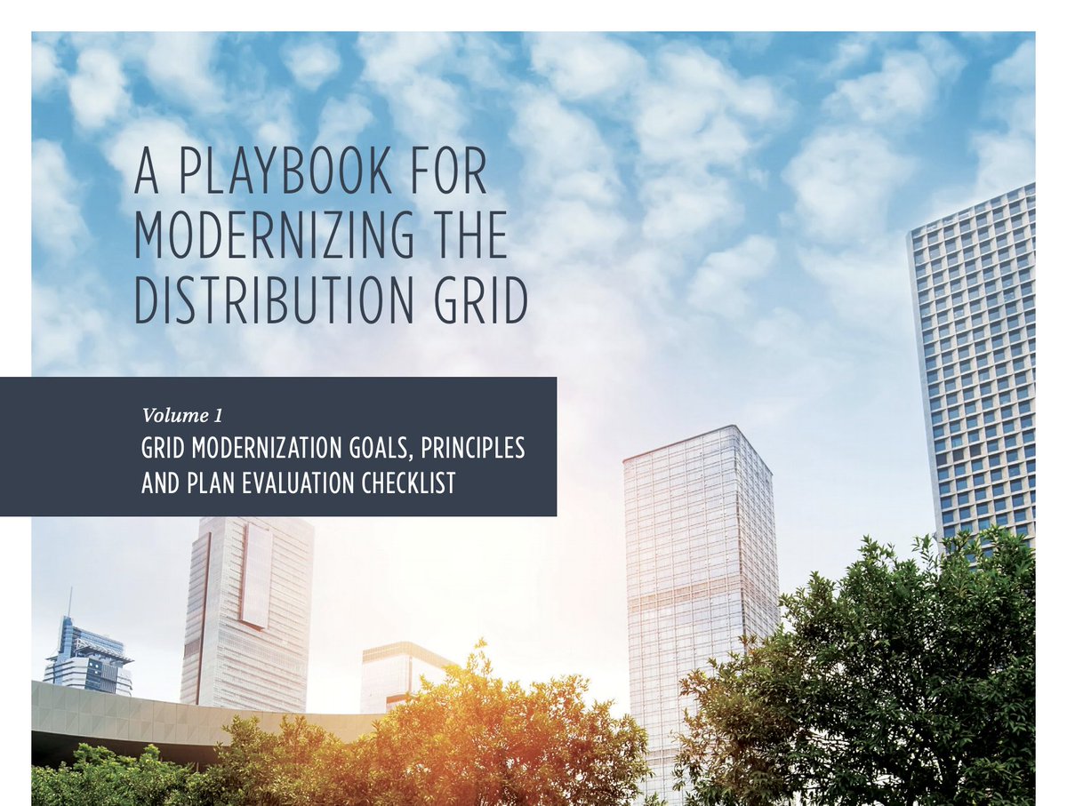 taylormmcnair's tweet photo. Excited to announce a new paper from @GridLabEnergy and @IRECUSA: A Playbook for Modernizing the Distribution Grid. This tool will help regulatory stakeholders analyze #gridmod proposals, distribution plans, & grid investments. Download here: https://t.co/KoNnqLl0bs https://t.co/byozFu2Myd