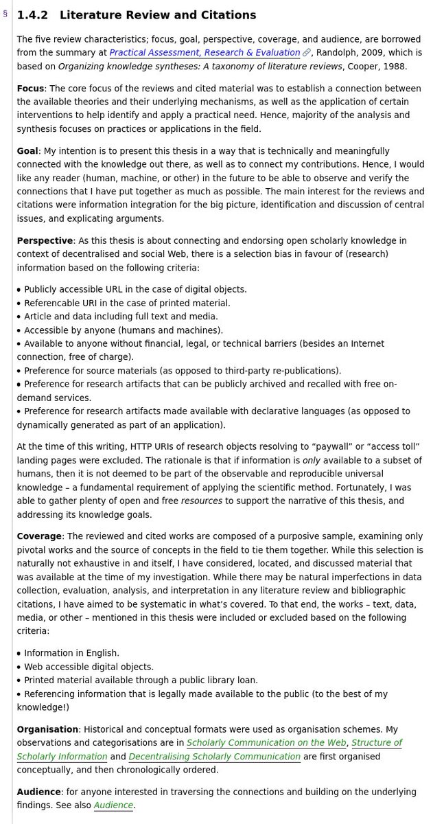 csarven's tweet photo. #OpenAccess sector forces researchers to use third-party publishers to participate in the ecosystem, however it does not prohibit citations to inaccessible units of information.
Ought to be a non-starter! My approach to "Literature Review and Citations":
https://t.co/hNHIJDmQ4Q https://t.co/iDTCGWn4vb