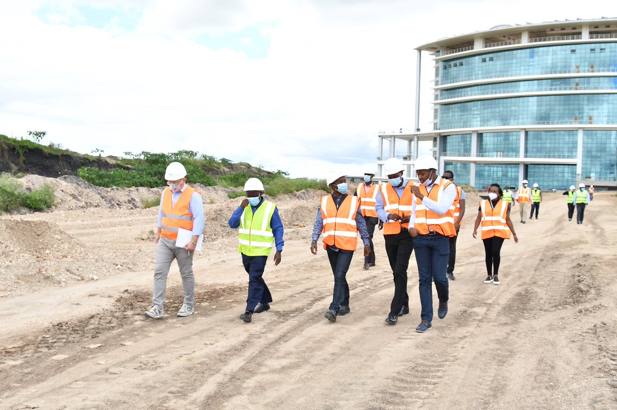 tanuijohn's tweet photo. CS ICT, Innovation and Youth Affairs Joe Mucheru visited us at Konza Technopolis to check on project progress and readiness of the National data center which will be key in support of Kenya’s digital platform &amp; Konza smart city services @konzatech @mucheru @ReubenMutiso @jeroch1 https://t.co/e57klgJaMx