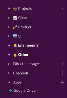 rrhoover's tweet photo. TIL you can group your Slack channels

https://t.co/P815E4sFQu https://t.co/L9Ab5NeSor
