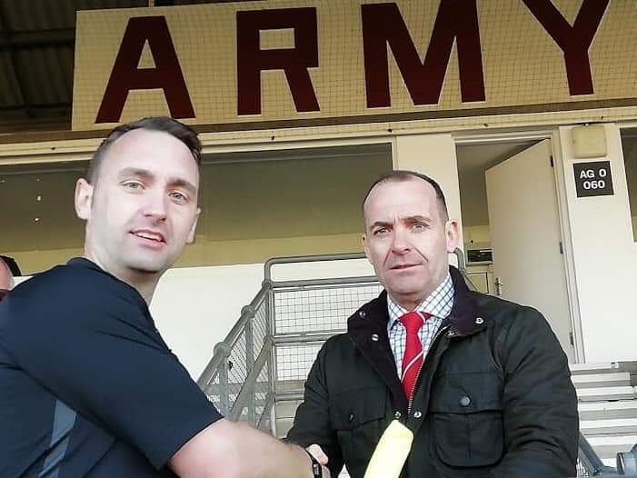 ArmyFAReferees's tweet photo. Congratulations @Steve_1985 and @DanielBishop295 winning 2020 Dobson and Le Breton Trophies respectively. Huge honour in  @Armyfa1888 Referee calendar. True dedication shown throughout year by all candidates nominated. Official presentations will take place post COVid-19 Enjoy https://t.co/XZeKCUmxAW