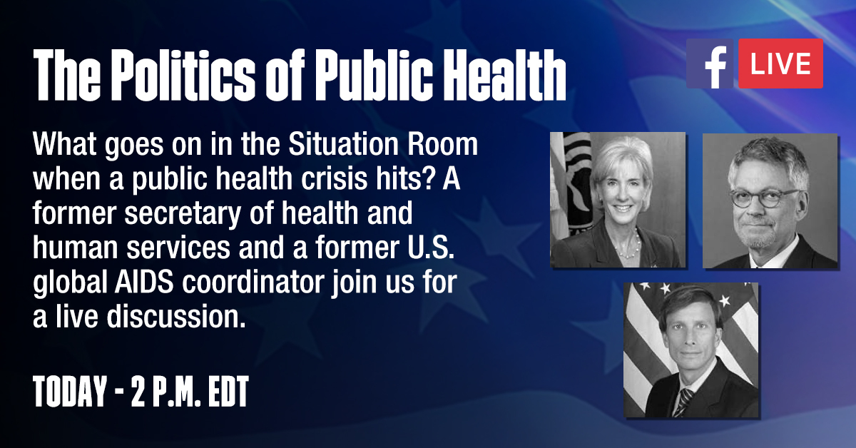 Northeastern's tweet photo. SOON: What can we learn from past pandemics? Hear from former White House insiders at @CivicExpNU.

➡️Facebook: https://t.co/nkbEL0Vt7a
➡️LinkedIn: https://t.co/d0tDULBU8M https://t.co/xU94axoD7A
