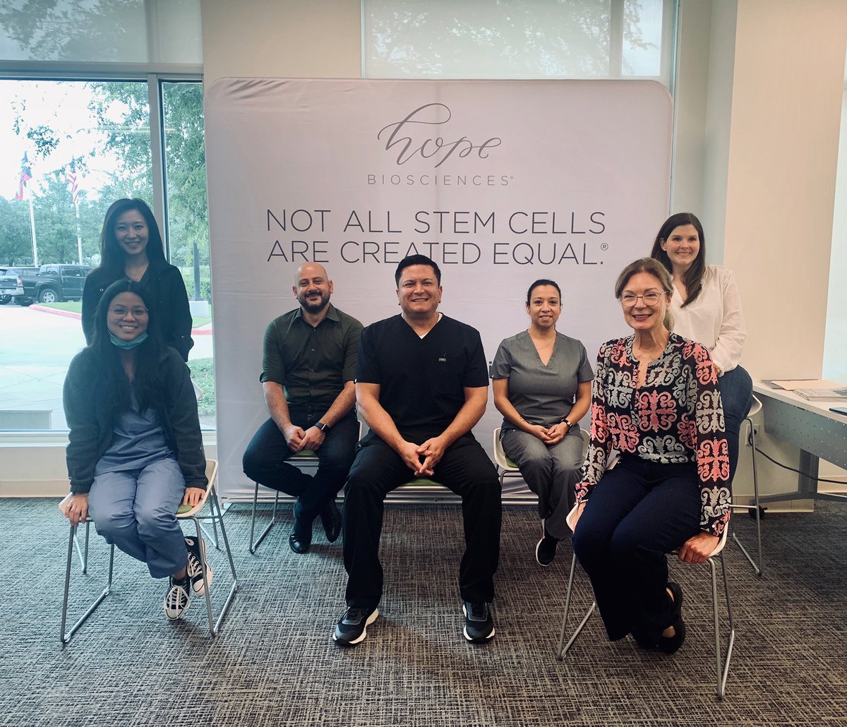 hopebiosciences's tweet photo. What do you do when going to war with a virus? Find more fighters!!!
Join us in welcoming our newest members of Hope Bio and @hopebio_org
#StemCells #HopeBiosciences #HTX #HopeBio #NotAllStemCellsAreCreatedEqual #RegenerativeMedicine #Innovation #Biotechnology #CellTherapy https://t.co/66eJjBL6vA