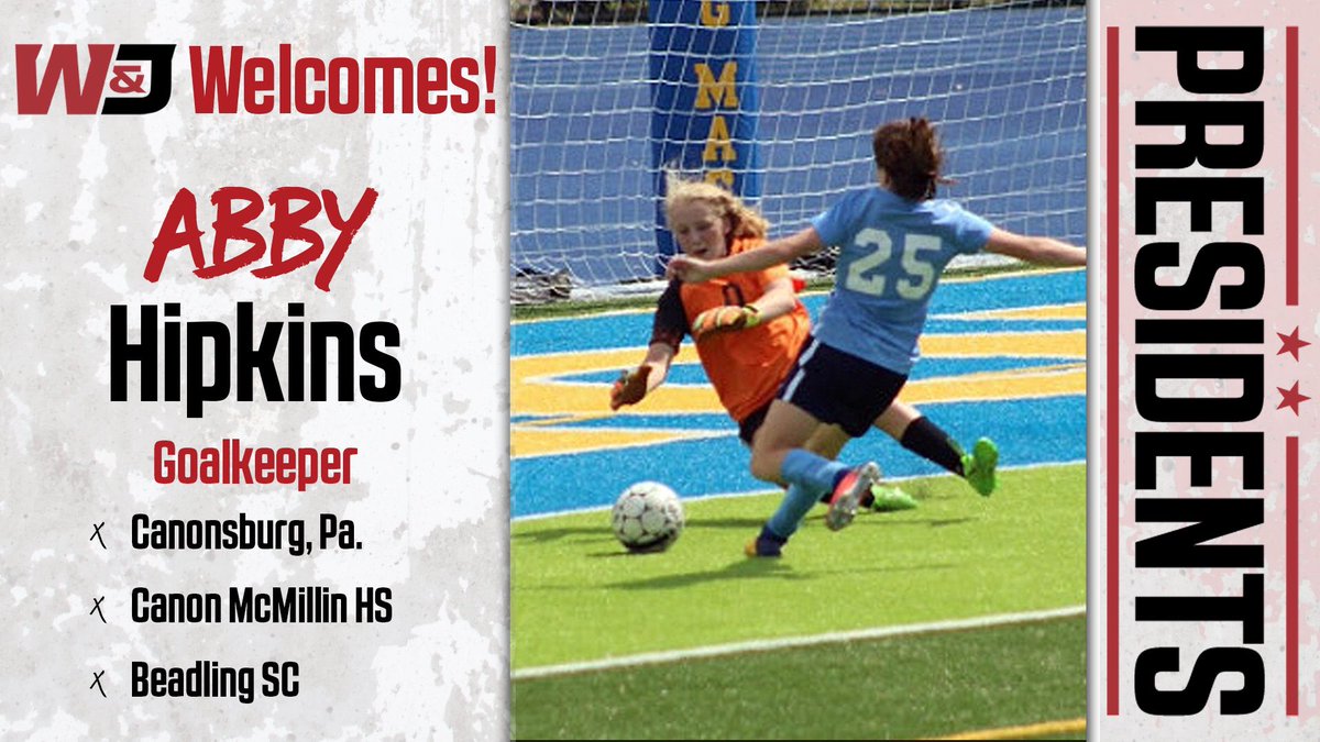 Today we welcome Abby Hipkins to the WJWS program! Abby is a goalie joining us from Canonsburg, Pa. We’re excited to have you Abby!⚽️