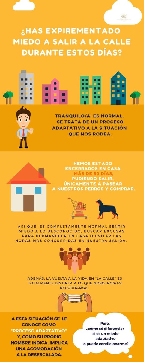 mariadm_psico's tweet photo. 🤔🤔
¿Alguna vez durante estos días has sentido #miedo a salir a la calle?
¿Has visto todo “distinto” y has deseado volver a casa “corriendo”? 
⬇️⬇️
#Desescalada #SalidasALaCalle #NuevaNormalidad https://t.co/8eMGY5yyFk