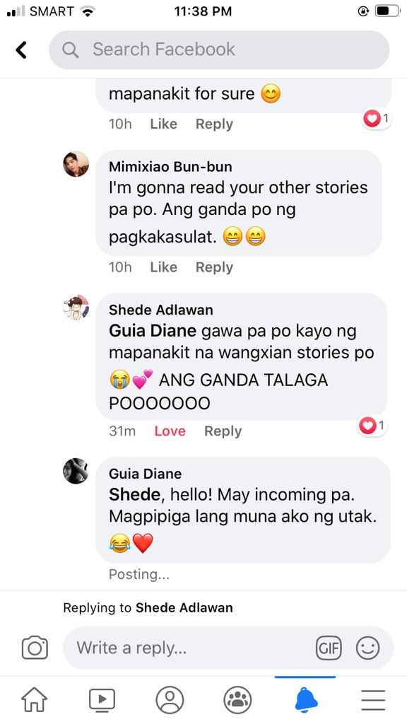 I'm getting too much compliments and comments sa AU ko na umabot sa fb. Huhu im so sorry im just so happy😭🥺❤️