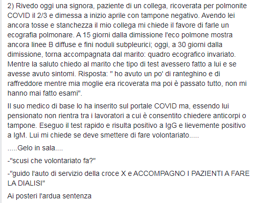 La situazione a Milano (il post è di un medico di base)