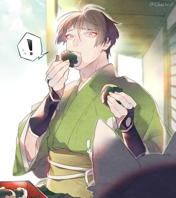 いっぱい食べる君が好き～～!
こちら、もぐもぐ本丸です!!
#本丸視察 