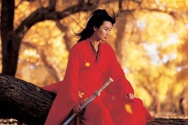 9 - Hero (2003)  Zhang YimouSans doute LE film le plus poétique de ce classement. La palette de couleurs sert parfaitement le récit, en plus d’insuffler une aura magique à cette œuvre. Ce film illustre à la perfection le mot « beauté ». Un moment suspendu dans le temps