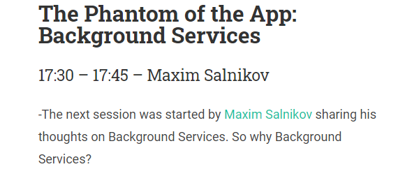 _DevSuhas_'s tweet photo. The next session by @webmaxru
 sharing his thoughts on Background Service.
https://t.co/OsZtMftLQh
#jsvidcon #jsvidcon2020 https://t.co/pjjV7ySl7e