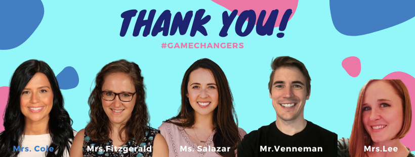JakeHartley_nkc's tweet photo. Shoutout to this rockstar team that does whatever it takes! @haleycole89 , @MrsFitz107 , Mr.Venneman, @MrsLee_NKC ...you all are #Gamechangers for our Crestview community!  @CRESCheetahs @NKCSchools https://t.co/11yOBnFHer