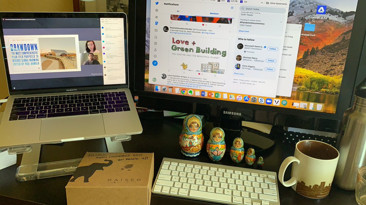 nvanbat's tweet photo. Ground zero for social media for  @Living_Future #LF20 conference this morning 📱☕️🍩🌱🏘 https://t.co/dzrR2iaxao