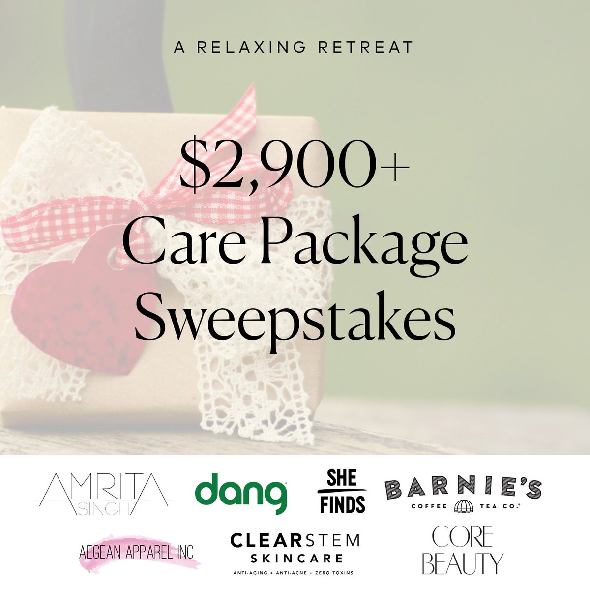 barniescoffee's tweet photo. Need a relaxing retreat right about NOW? Enter the new @FindKeepLove sweepstakes to win a $2,900 Care Package with gift cards and prizes including a $300 Barnie's gift card! #contest #sweepstakes #carepackage #giveaway #amritasingh #findkeeplove
https://t.co/FmHYkgKaKI https://t.co/YVwwE0WhrX