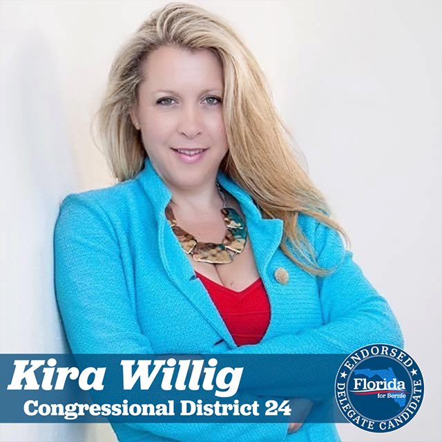 FL4Bernie2020's tweet photo. Congressional District 24: Bernie earned 1 delegate (gender TBD)
We endorse KIRA WILLIG ๐๐๐ฅณ
#FloridaForBernie #Bernie2020 #NotMeUs #FeelTheBern #DNC #DNCDelegate #BernieDelegate #DemPrimary #OnceAgain #MedicareForAll #GreenNewDeal #FutureToBelieveIn #TeamBernie #TeamBernie https://t.co/QPhyu1gr3q