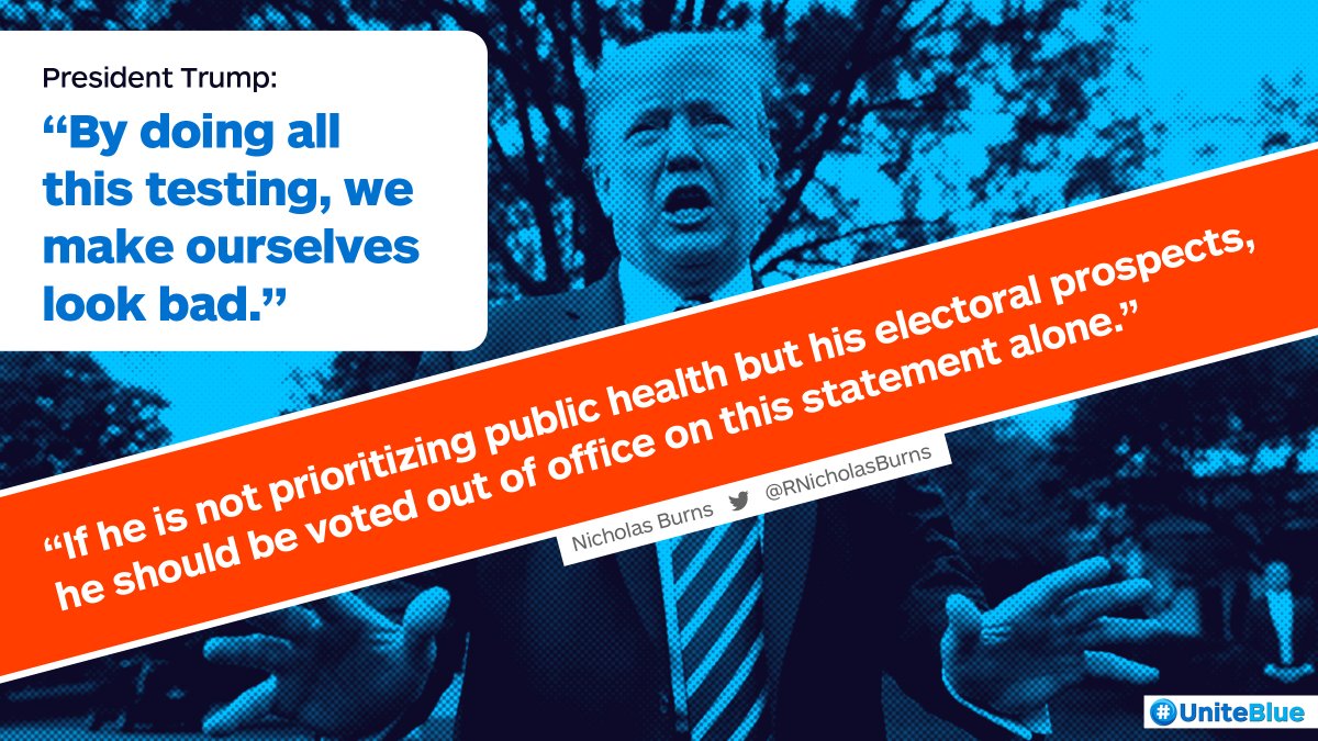 UniteBlue's tweet photo. When you don’t want accurate information because it might “make you look bad” …
#CovidiotInChief
#covid19
#WeNeedTesting https://t.co/OzSHZG80Hj