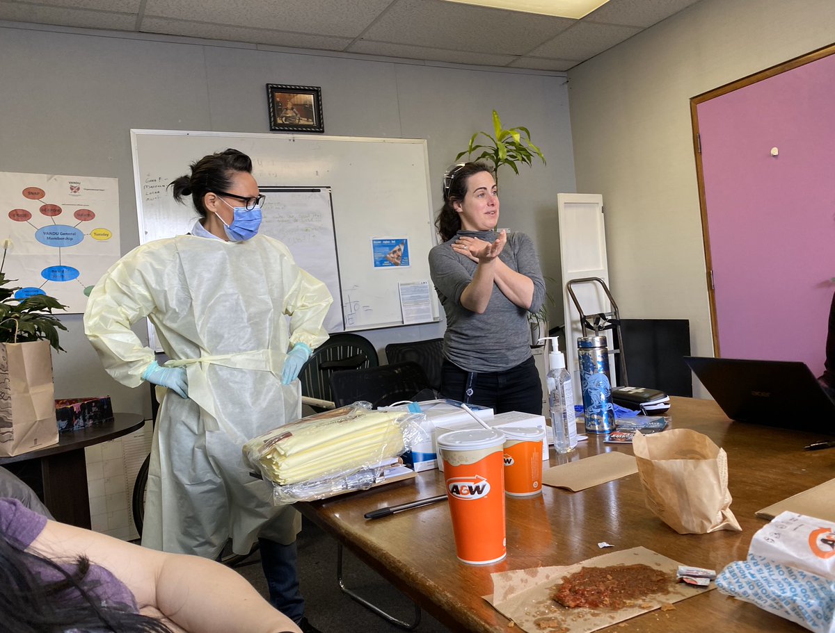 WAHRS1's tweet photo. COVID19 Harm reduction protocols for overdose response with @sarjlevine #trainingday #indigenous #indigenousharmreduction #knowledgeissafety #opioidcrisis #culturesaveslives #vch #dtes #covid19 #indigenoushealth https://t.co/HwiyrgAKyP