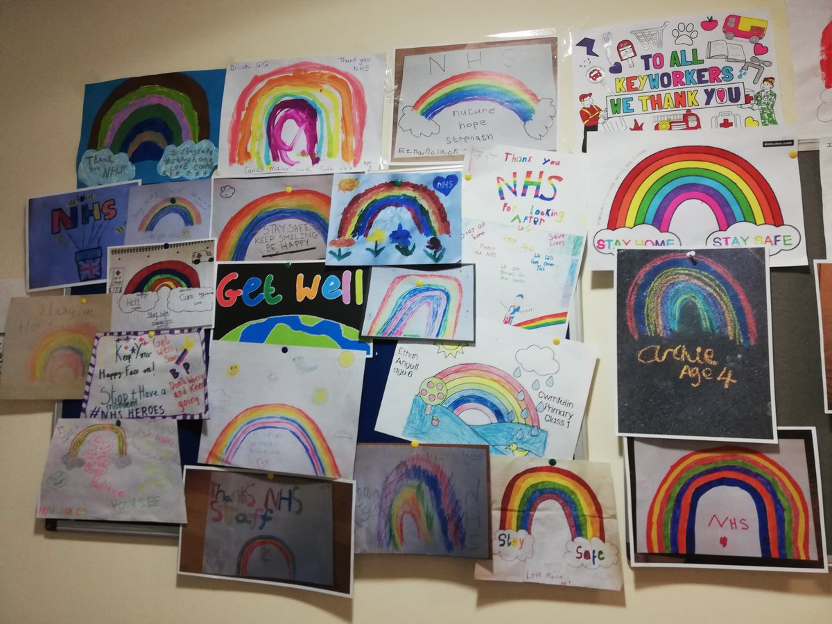 Thank you to all the children who have sent in pictures to brighten up our control room. It makes everyone smile when they walk past. #TeamWAST #CCC #StayHomeSaveLives #StayHomeSavetheNHS <a href="/WelshAmbulance/">Welsh Ambulance</a> <a href="/CwmfelinP/">Cwmfelin Primary</a>