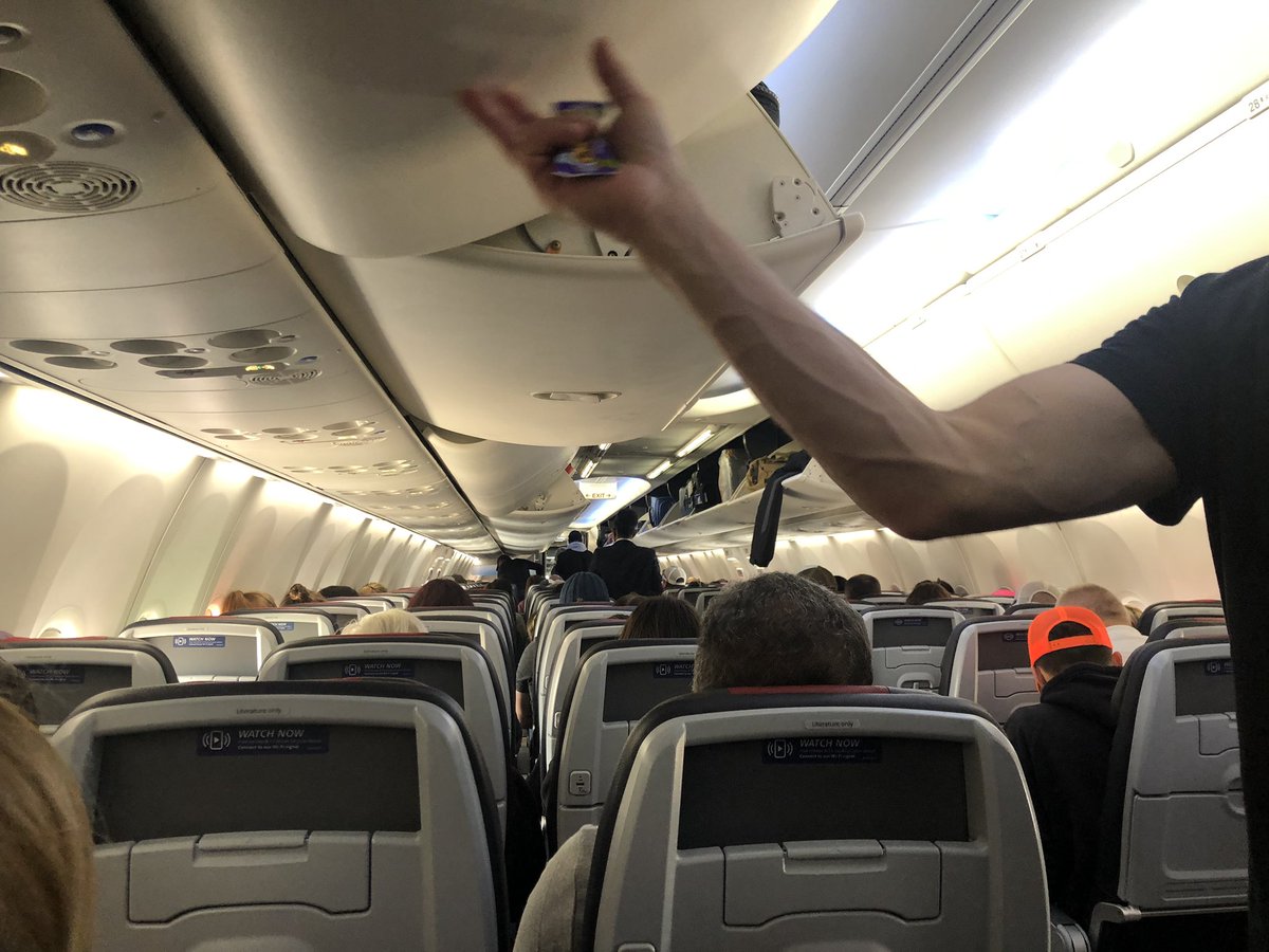 The moment you realize American Airlines has no social distancing - it’s too late. There is no social distancing when they say “this flight is nearly full” BUT they don’t have a beverage service to help with the virus spread. Really? #AmericanAirlines
