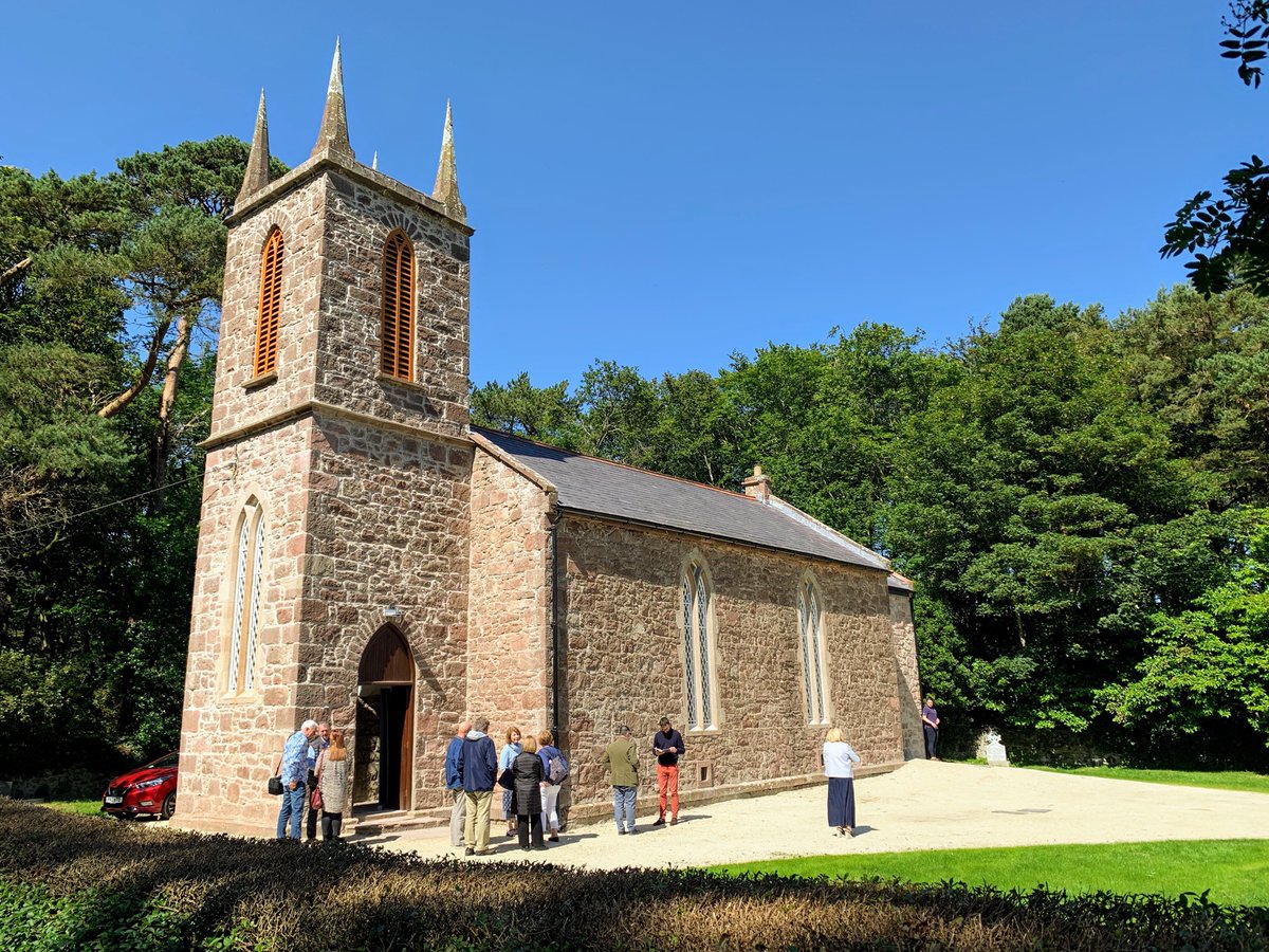 3.18/ Cushendun Old Church. 1840. De-consecrated 2003. This red sandstone building is just 4m by 14m. After falling into Northern Ireland’s Buildings at Risk register this little church was restored and reopened as a community and arts venue in 2019.