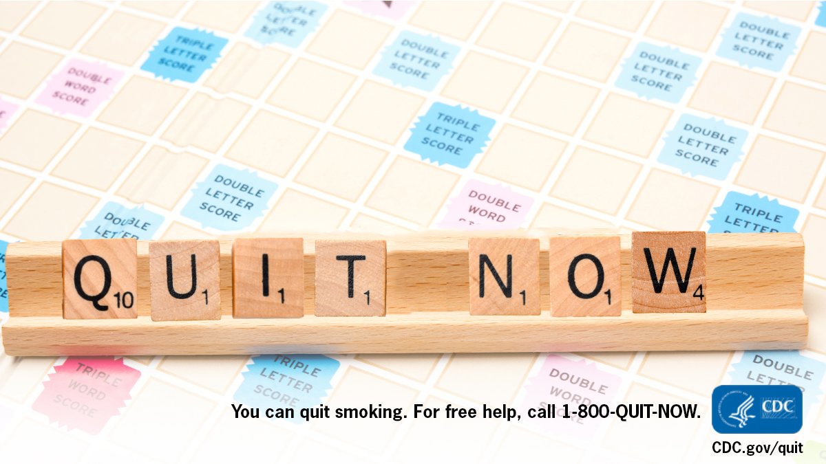CDCTobaccoFree's tweet photo. Do your #ThursdayThoughts include quitting smoking? Take this first step on your journey to a smokefree life by visiting https://t.co/N6zYMofnEY. https://t.co/93qCOCXi2E