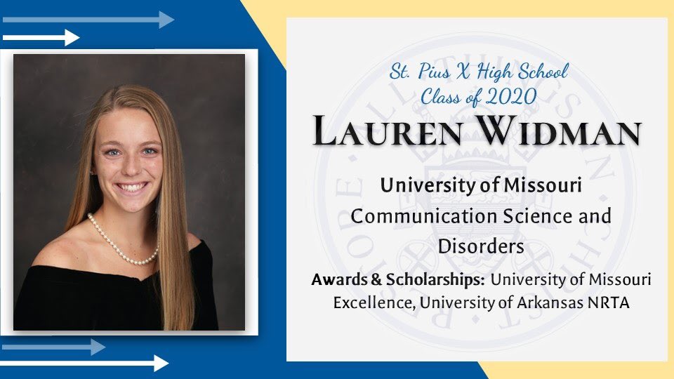 stpiusxhskc's tweet photo. Congratulations Lauren!
ππClass of 2020ππ
#spxkc #spxclassof2020 #foreverwarrior https://t.co/XpQdVEBogn