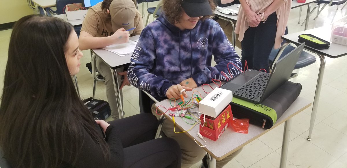 Though our project wasn't 100% complete, we certainly enjoyed the experience of using our Makey Makeys from <a href="/brilliant_labs/">Brilliant Labs / Labos Créatifs</a> to change up our Math 9 - Chapter 9 Surveys final Project. #MakerEdNL
